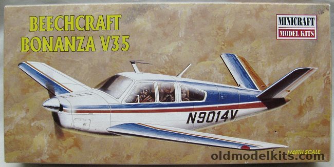 Minicraft 1/48 Beechcraft Bonanza V35A - (ex Bandai), 11609 plastic model kit
